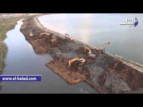 صدى البلد | ننشر بدء أعمال حفر توسيعة بحيرة المطار بالاسكندرية