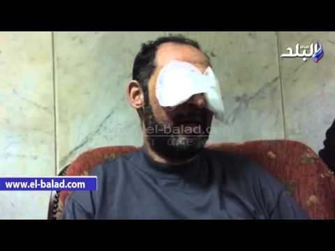 صدى البلد | مندوب مبيعات يفقد بصره بسبب شهامته بالهرم