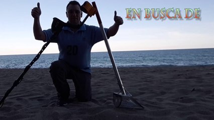 detectando con la pala filtra arena ,euros ,pesetas y mas episodio 7