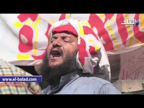 صدى البلد | مظاهرة لسائقى النقل العام على سلالم الصحفيين للمطالبة بضم الهيئة لوزارة النقل