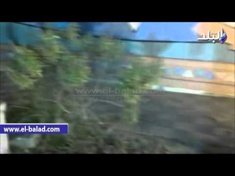 صدى البلد | فنان تشكيلي بأسوان يصمم مسلة بطول 2.5 متر.. ويهديها لقصر ثقافة أسوان