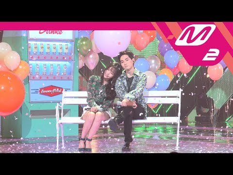 [MPD직캠] 레이나 직캠 4K '밥 영화 카페(Loop) (Feat. 아론 of NU` EST)' (Raina FanCam) | @MCOUNTDOWN_2017.8.3