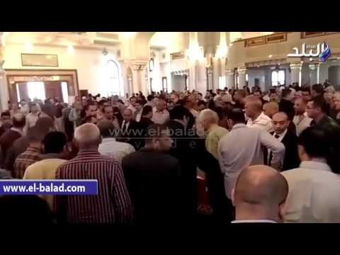 صدى البلد | نقل جثمان صلاة جودة لمقابر العائلة بأكتوبر