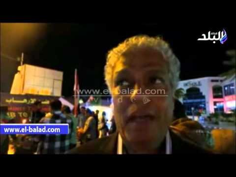 صدى البلد | شباب بشرم الشيخ ينظمون اول تأبين لضحايا الطائرة الروسية