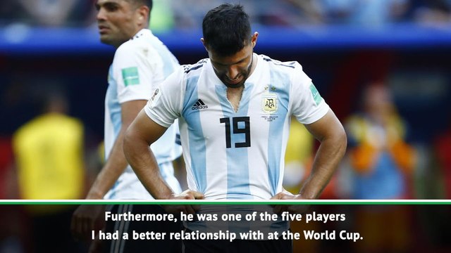 Scaloni quashes rumours of a rift after dropping Aguero