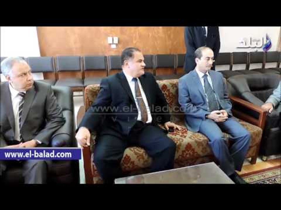 صدى البلد | مساعد وزير الداخلية لقطاع غرب الدلتا ومدير امن مطروح يتفقدون المحطة النووية بالضبعة