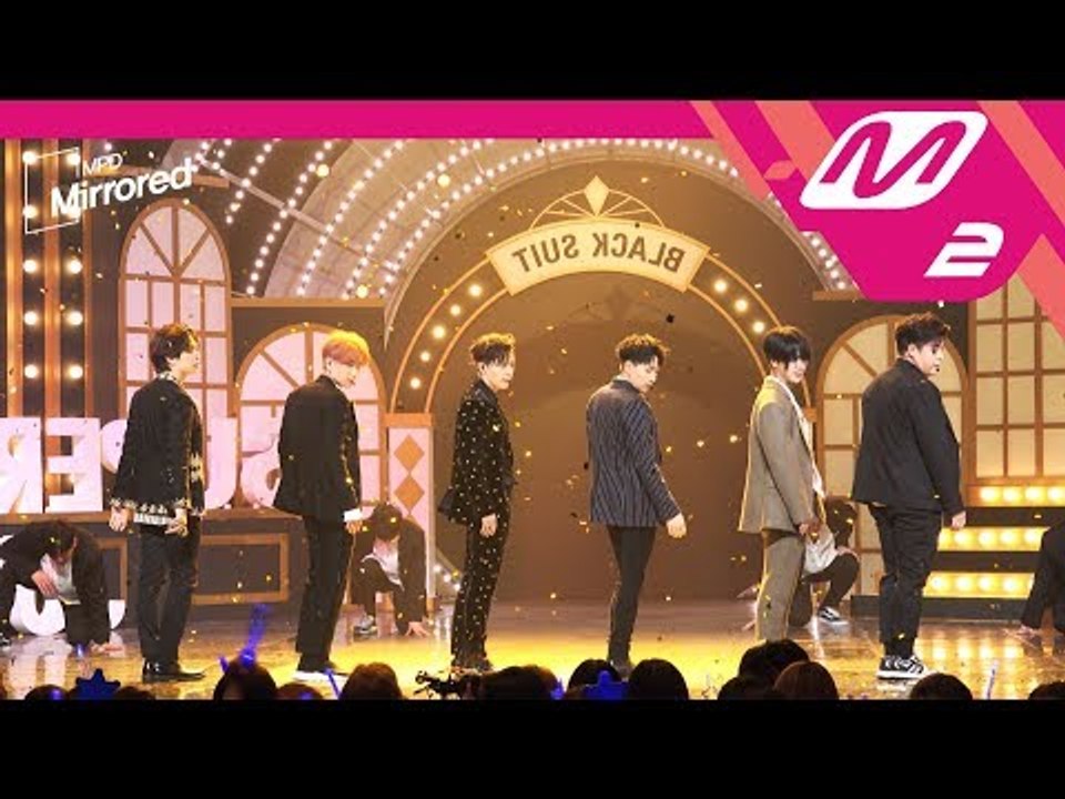 [Mirrored MPD직캠]  슈퍼주니어 거울모드 직캠 'Black Suit' (SUPER JUNIOR FanCam) | @MCOUNTDOWN_2017.11.9
