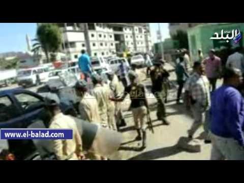 صدى البلد | إزالة 320 حالة إشغال و 121 حالة تعدي في حملة بأسوان