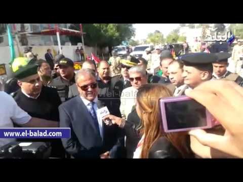 صدى البلد | مدير امن السويس يتفقد اللجان الانتخابية