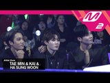 [2017MAMA x M2] 태민&카이&하성운 Reaction to 방탄소년단's Performance