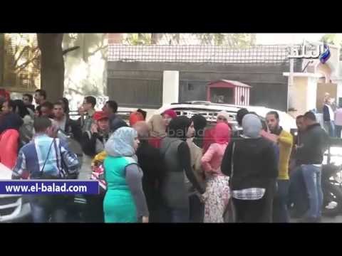 صدى البلد | طلاب التمريض يتظاهرون أمام الصحة للمطالبة بالالتحاق بالمعاهد الحكومية