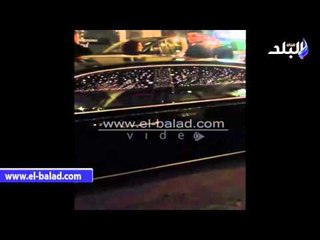 صدى البلد |  لحظة مغادرة السيسي مقر إقامته في باريس