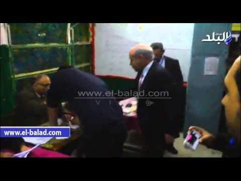 صدى البلد | صلاح دياب يدلى بصوته فى مدرسة القومية بالزمالك