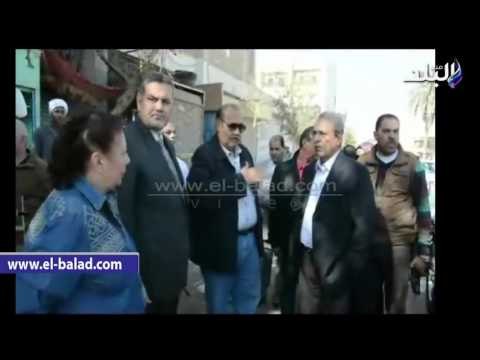 صدى البلد | محافظ المنيا يتفقد أعمال الرصف بحي غرب