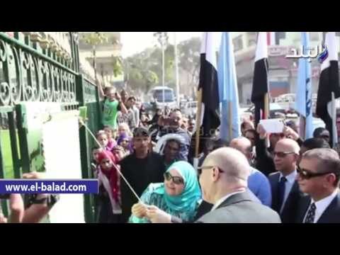 صدى البلد | محافظ القاهرة يفتتح حديقة الفيروز بميدان المحطة بحلوان