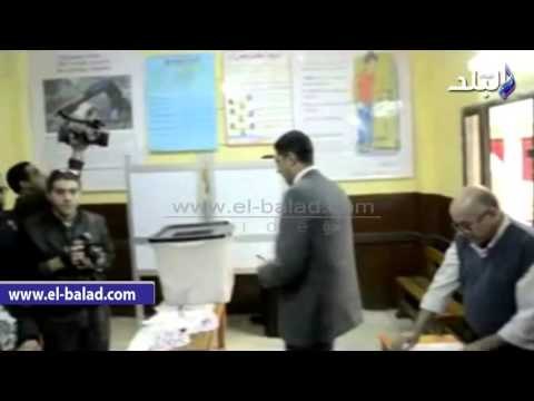 صدى البلد | شيخ الأزهر يدلي بصوته في مدرسة مصر الجديدة النموذجية