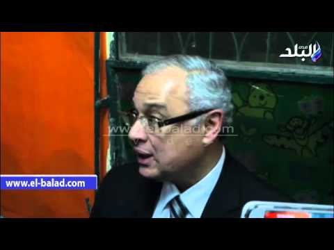 صدى البلد | زعزوع يدلى بصوته فى مدرسة القومية بالزمالك
