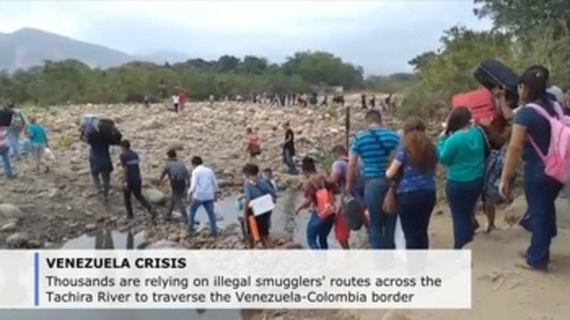 People opting for smugglers' routes amid Venezuela-Colombia border shutdown