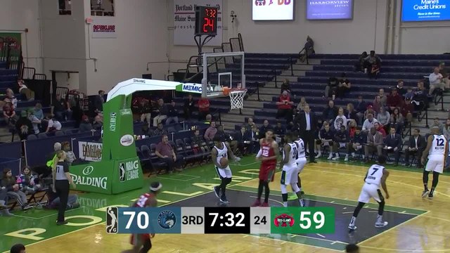 John Bohannon Posts 13 points & 17 rebounds vs. Iowa Wolves