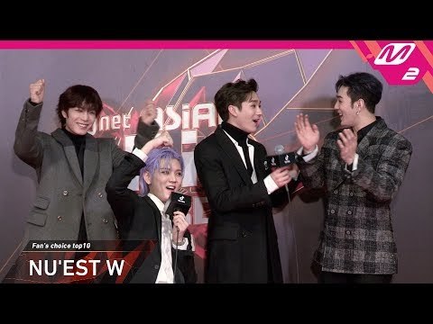 [2018MAMA x M2] 뉴이스트W (NU'EST W) at 땡큐스테이지(Thank You Stage) in JAPAN