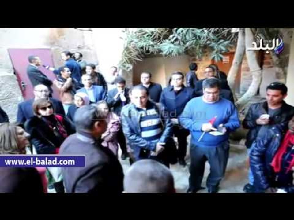 صدى البلد | فنانو واعلاميو مصر يحتفلون بعيد ميلاد القديسة بسانت كاترين