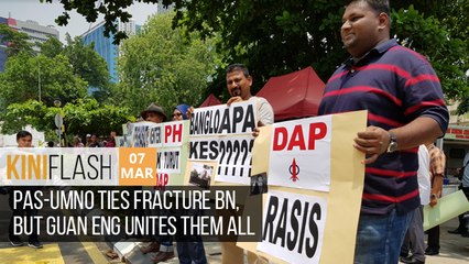 Download Video: PAS-Umno ties fracture BN, but Guan Eng unites them all _ KiniFlash - 7 Mar