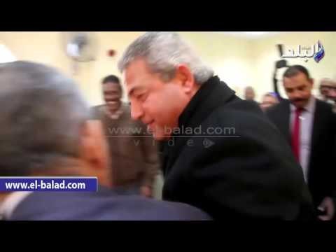 صدى البلد | وزير الشباب والرياضة يتفوق على نفسه فى البلياردو