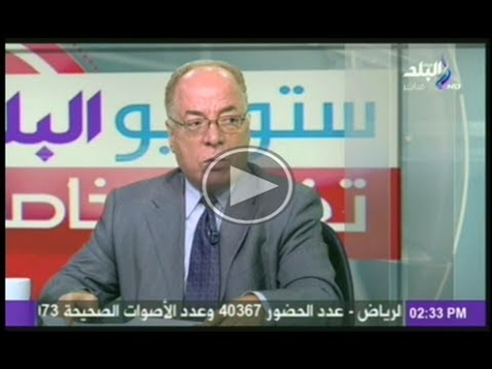 الكاتب الصحفى حلمى نمنم و الكاتب الصحفى صبري سعيد فى ستديو البلد