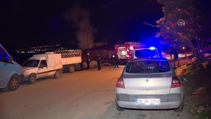 Başkentte gecekondu yangını