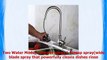 YoungQI Kitchen Faucet Single Handle Pull Down Sprayer Kitchen Faucet  Brushed Nickel