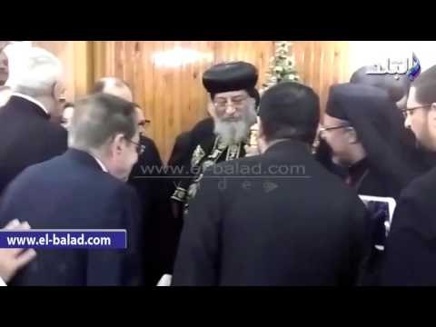 صدى البلد | البابا تواضروس يصل مقر بطريركية الأقباط الكاثوليك للتهنئة بعيد الميلاد