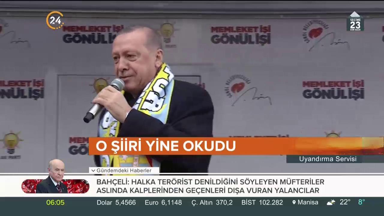 O şiiri okudu