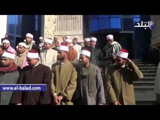 صدى البلد | خطباء الأوقاف يتظاهرون أمام "الصحفيين" للمطالبة بالتثبيت