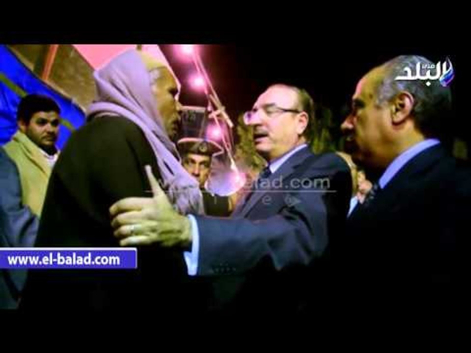 صدى البلد | محافظ  بني سويف يقدم واجب العزاء لأسرة شهيد" نجع الديب"