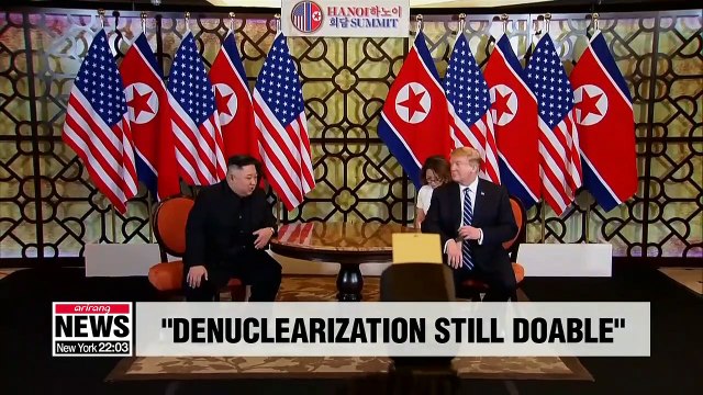 U.S. still hopes to achieve North Korea's full denuclearization by early 2021: Official