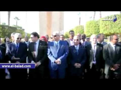 صدى البلد | محافظ اسوان يطلق إشارة بدء احتفالات العيد القومي