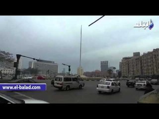 صدى البلد |  حملة مرورية بميدان التحرير لضبط المخالفات