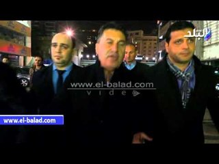 صدى البلد | رئيس النادي الأهلي وبيسيرو والدالي والجهاز الفني  في عزاء حماده إمام‎