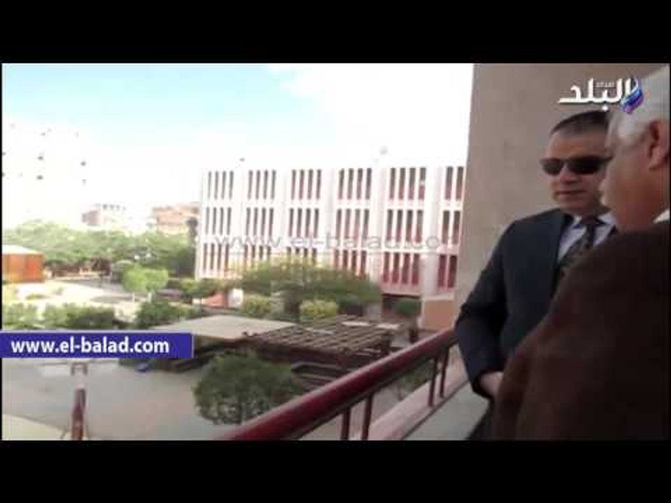 صدى البلد |  محافظ الفيوم يأمر بوقف أعمال بناء بمدرسة أثناء امتحانات الشهادة الابتدائية
