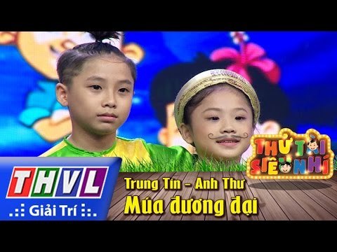 THVL | Thử tài siêu nhí - Tập 8: Múa đương đại: Thằng Bờm và phú ông - Trung Tín, Anh Thư