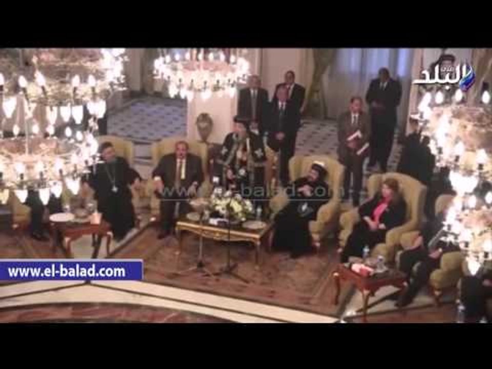 صدى البلد | محافظ الإسكندرية يهنئ البابا والاقباط بعيد الغطاس