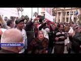 صدى البلد | متظاهرو القائد إبراهيم بالإسكندرية ينددون بالأعمال الإرهابية