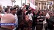 صدى البلد | متظاهرو القائد إبراهيم بالإسكندرية ينددون بالأعمال الإرهابية