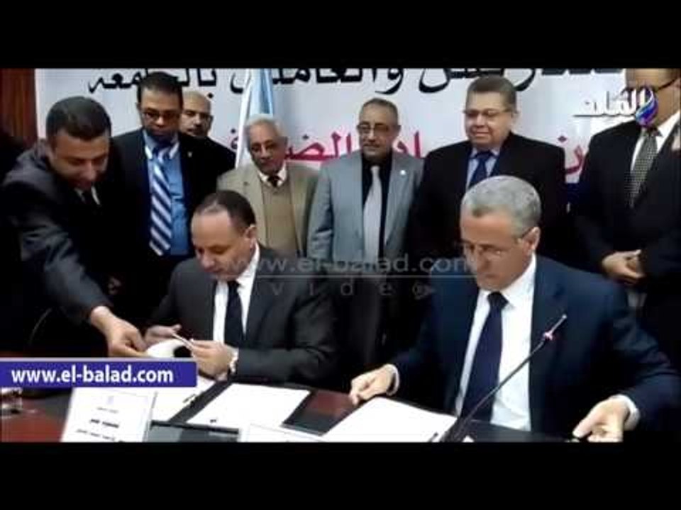 صدى البلد | "صقر" و "ماهر" يوقعان بروتكول تعاون لانشاء أول مركز أقليمي للبحث العلمي بالسويس