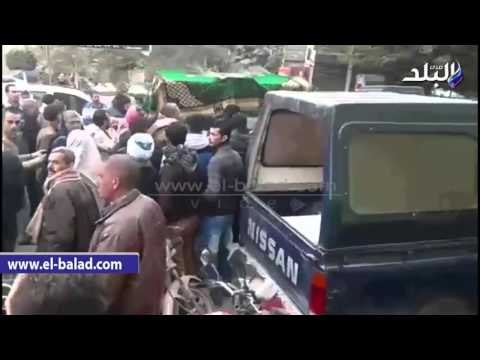 صدى البلد | أهالى فاقوس يشيعون جثامين شهداء الهجوم الإرهابى على كمين أمنى