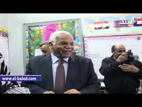 صدى البلد | محافظ القاهرة يتفقد لجان امتحانات الشهادة الاعدادية