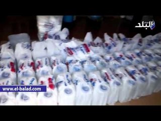 صدى البلد |   ضبط محطة  لتعبئة المياه غير الصالحة بمطروح