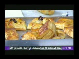 حلقة (الكرواسون/ تورتة الشيكولاتة/ تورتة رولات) فى اكلة من بلدى 25-3-2014