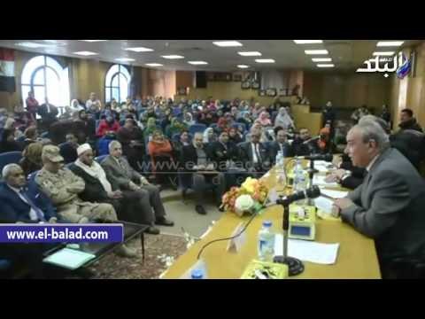 صدى البلد | تكريم 36 من أسر شهداء الشرطة بالمنيا