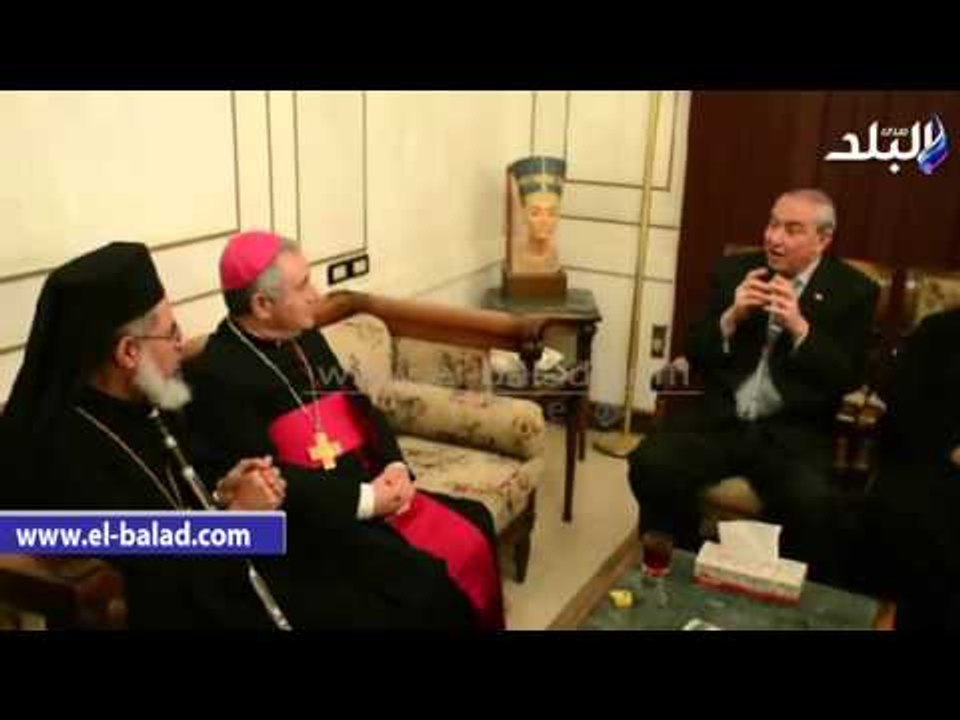 صدى البلد | محافظ المنيا يستقبل سفير الفاتيكان في زيارته الأولى